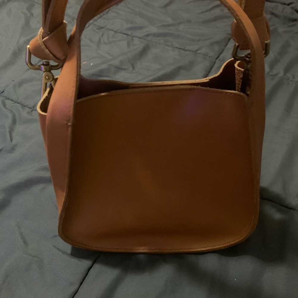 Madewell Tan Leather Shoulder Bag